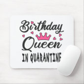 Birthday Queen in Quarantine Muismat (Met muis)