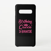 Birthday Queen in Quarantine Samsung Galaxy Hoesje (Achterkant)