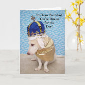 Birthday Queen Kaart (Gele Bloem)