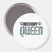 Birthday Queen Magneet (Voorkant / Achterkant)