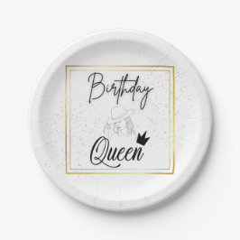 Birthday Queen Paper Borden Papieren Bordje