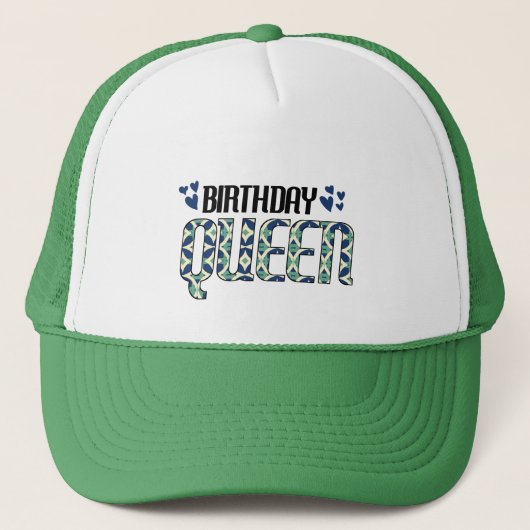 Birthday Queen Trucker Pet (Voorkant)