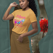 Birthday Queens Are Born in February Text T-Shirt