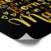 Birthday Queens Are Born In March Poster (Hoek)