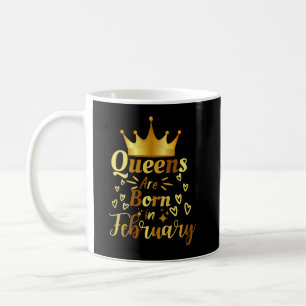 Birthday Queens wordt geboren in februari Floor Koffiemok