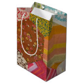 Birthday Quilt Pattern met Needle Medium Cadeauzakje (Achterkant Gekanteld)