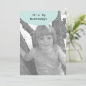 Birthday Quote Bubble Kaart (Staand voorkant)