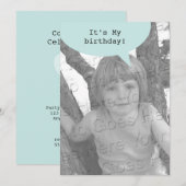 Birthday Quote Bubble Kaart (Voorkant / Achterkant)