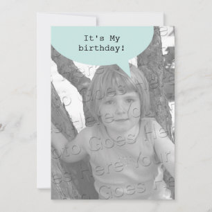 Birthday Quote Bubble Kaart