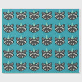 Birthday Raccoon Cadeaupapier (Vlak)