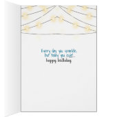 Birthday Ragdoll Cat met juwelen kroon (Binnen (Rechts))