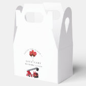 Birthday Red Fire Truck Bedankdoosjes (Geopend)