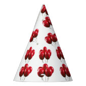 Birthday Red Fire Truck Feesthoedjes (Links)