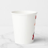 Birthday Red Fire Truck Papieren Bekers (Rechts)