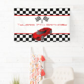 Birthday Red Race Car Spandoek (Insitu)