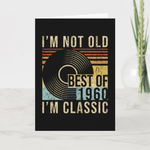 Birthday Retro tot 1960 Kaart