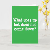 Birthday Riddle Kaart (Gele Bloem)