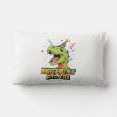 Birthday Roar Cute Dinosaur Birthday Party Design Kussen (Achterkant)