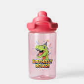 Birthday Roar Cute Dinosaur Birthday Party Design Waterfles (Achterkant)