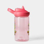 Birthday Roar Cute Dinosaur Birthday Party Design Waterfles (Rechts)