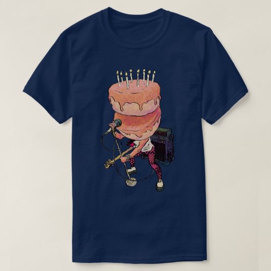 Birthday Rock T-shirt (Design voorkant)