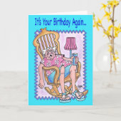 BIRTHDAY ROCKER Birthday Kaart (Gele Bloem)