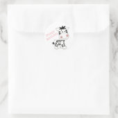 Birthday Ronde Sticker (Tas)