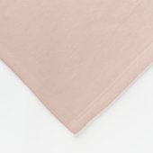 Birthday roos gold blush fotonaamscript fleece deken (Hoek)