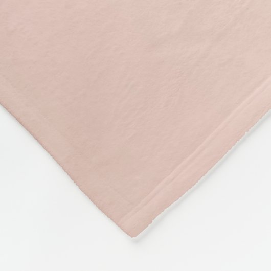 Birthday roos gold blush fotonaamscript fleece deken (Hoek)