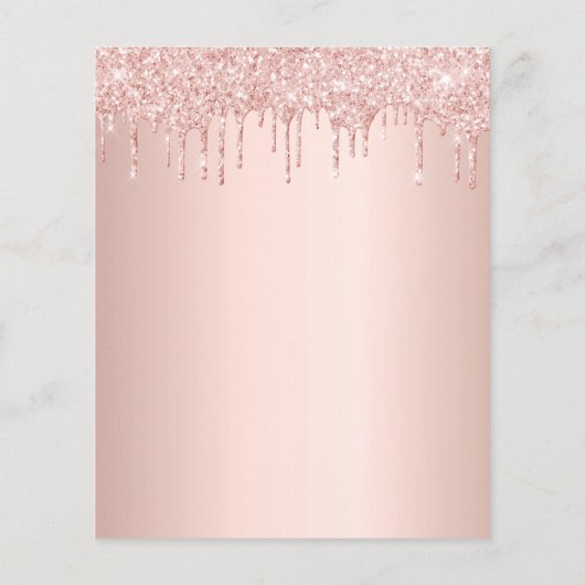 Birthday roos Gold twee personen begrotingsuitnodi Flyer (Achterkant)