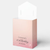 Birthday roos gouden roze ballon bedankt bedankdoosjes (Geopend)