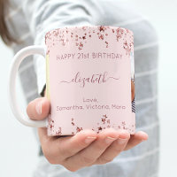 Birthday roos gouden sterren Fotovrienden