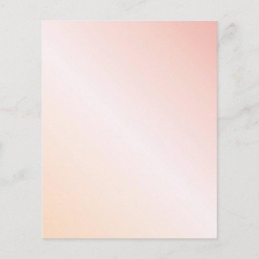 Birthday roos goudroze floralen flyer (Achterkant)