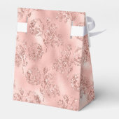 Birthday roos goudroze glitter dank u bedankdoosjes (Achterkant)