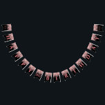 Birthday roos goudroze glitterglazuur 21st vlaggetjes<br><div class="desc">Perfecte verjaardagsfeestvlaggen voor die speciale verjaardagsfeestdag. Pas de naam en leeftijd aan samen met de gelukkige verjaardagstekst op dit ontwerp. Verandering van leeftijd naar elk getal op basis van uw behoeften Deel van het Roos gouden roze glitter glam 21e verjaardagsfeest collectie</div>