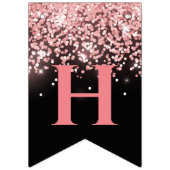 Birthday roos goudroze glitterglazuur 21st vlaggetjes (Tweede vlag)