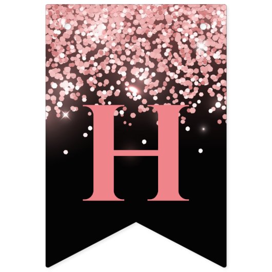 Birthday roos goudroze glitterglazuur 21st vlaggetjes (Tweede vlag)