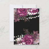 Birthday Roos Wine Luxury Bedankkaart (Achterkant)