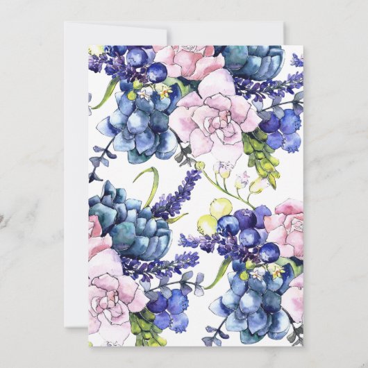 Birthday Rozen Kaart (Achterkant)