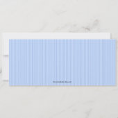 Birthday Safari Animals Train Birthday Invitation Kaart (Achterkant)