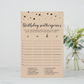 Birthday Scattergories editable game (Staand voorkant)