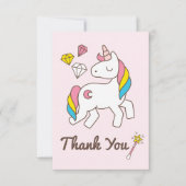 Birthday. Schattigee Eenhoorn met Schattigee Rand  Kaart (Voorkant)