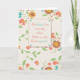 Birthday schoonmoeder, religie met zonnebloemen kaart