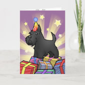 Birthday Scottish Terrier Kaart (Voorkant)