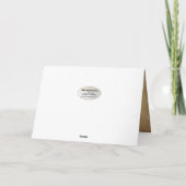 Birthday - Secret Pal -  volken, bloem Kaart (Achterkant)