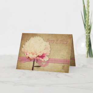 Birthday - Secret Pal - volken, bloem Kaart