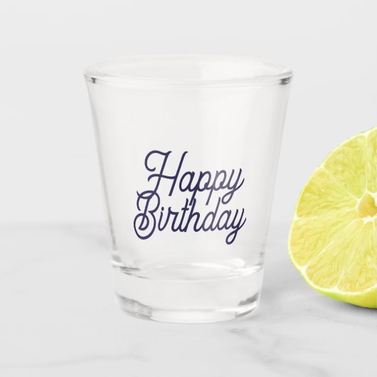 Birthday Shot Glass Glas (Voorkant)