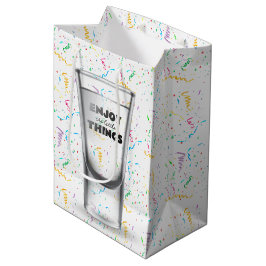 Birthday Shot Glass in Confetti Medium Cadeauzakje