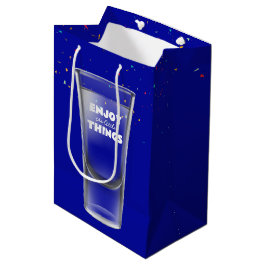 Birthday Shot Glass met tekst en Confetti Medium Cadeauzakje