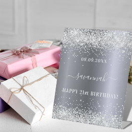 Birthday Silglitter heet welkom Reclamebord Met Voetstuk